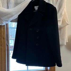 St. John's Bay Classic Black Coat